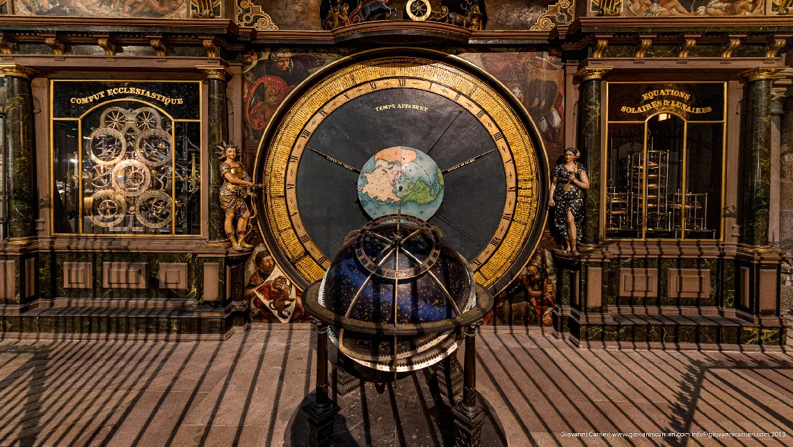 The astronomical clock of the cathedral - Strasbourg