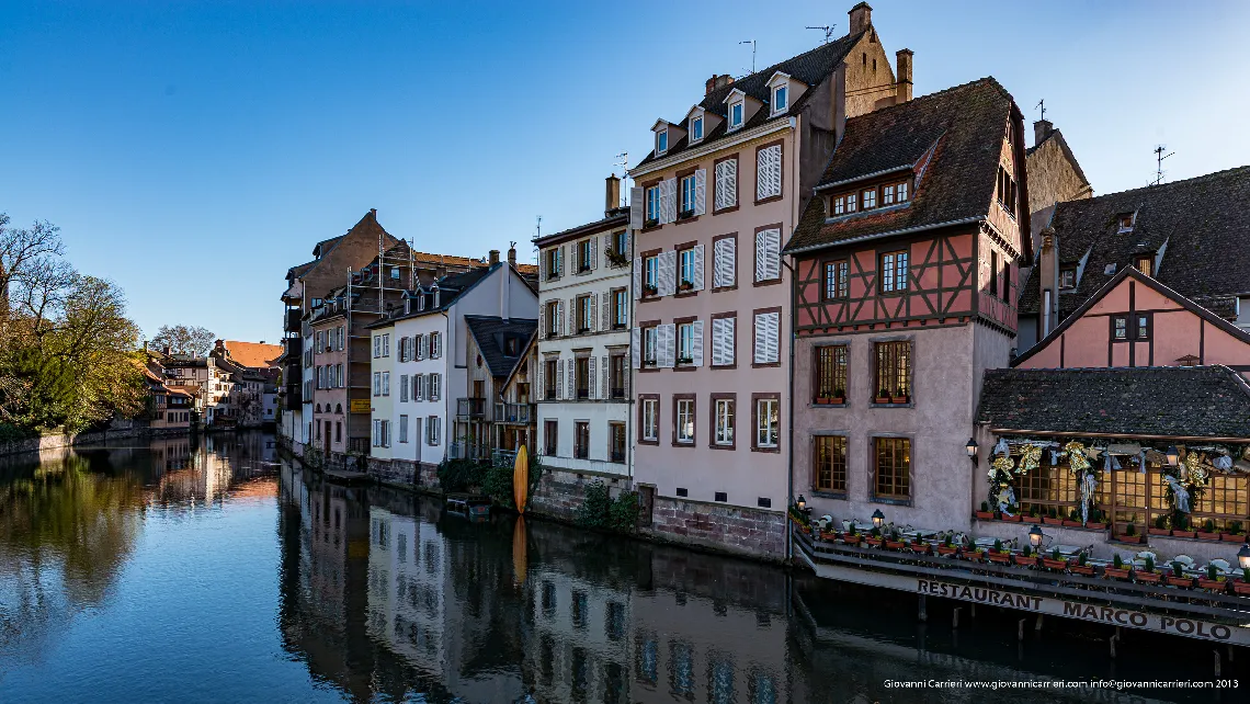 Il fiume Ill e la Petite France - Strasburgo