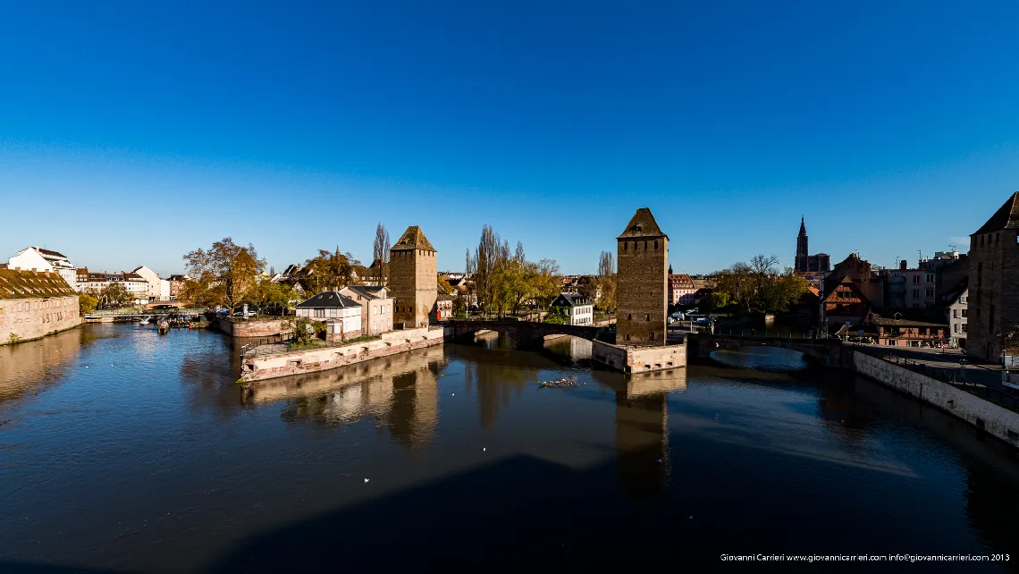 Vista dal ponte coperto - Strasburgo Petite France