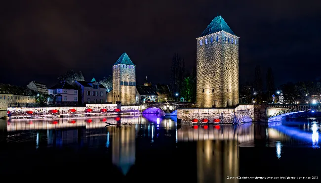 Petite France nocturnal view - Strasbourg