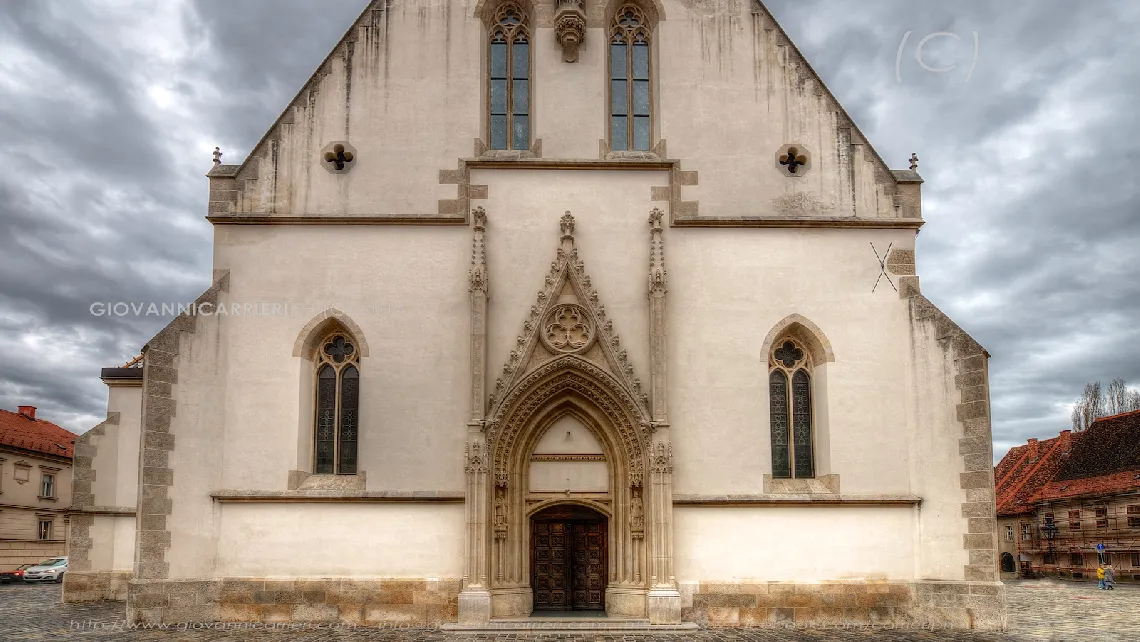 St. Mark's Church front view - Zagreb
