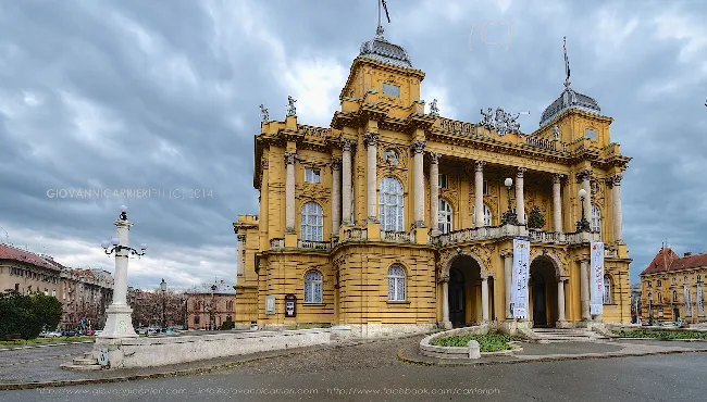Croatian National Theatre in Zagreb