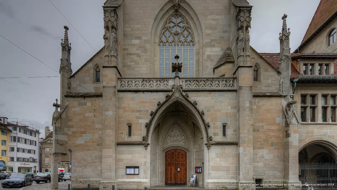 Fraumünster frontal view - Zurich