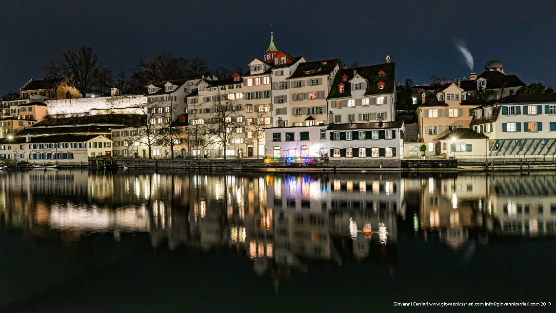 Zurich viewed from Limmatquai