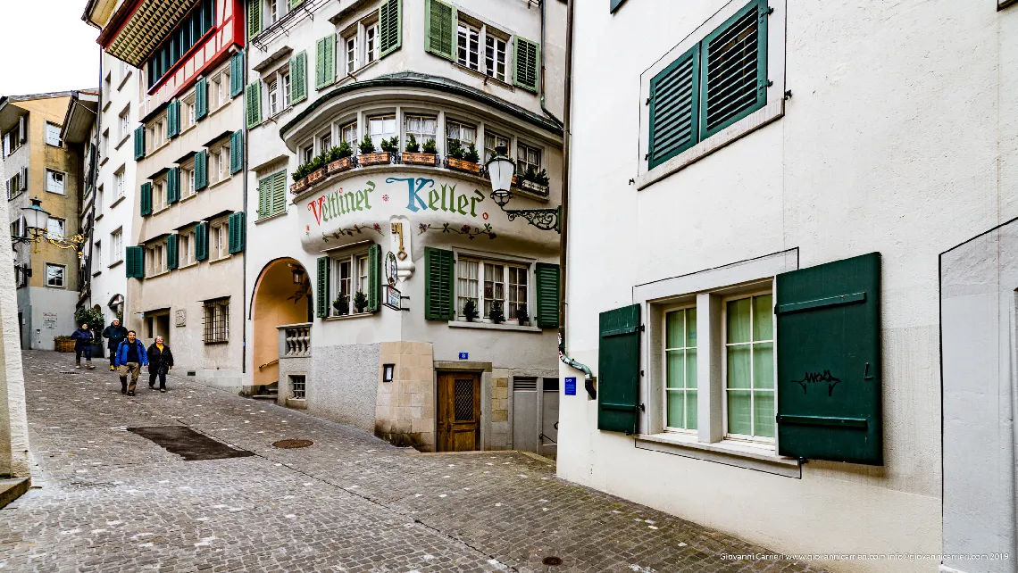 Streets of the historic center - Zurich